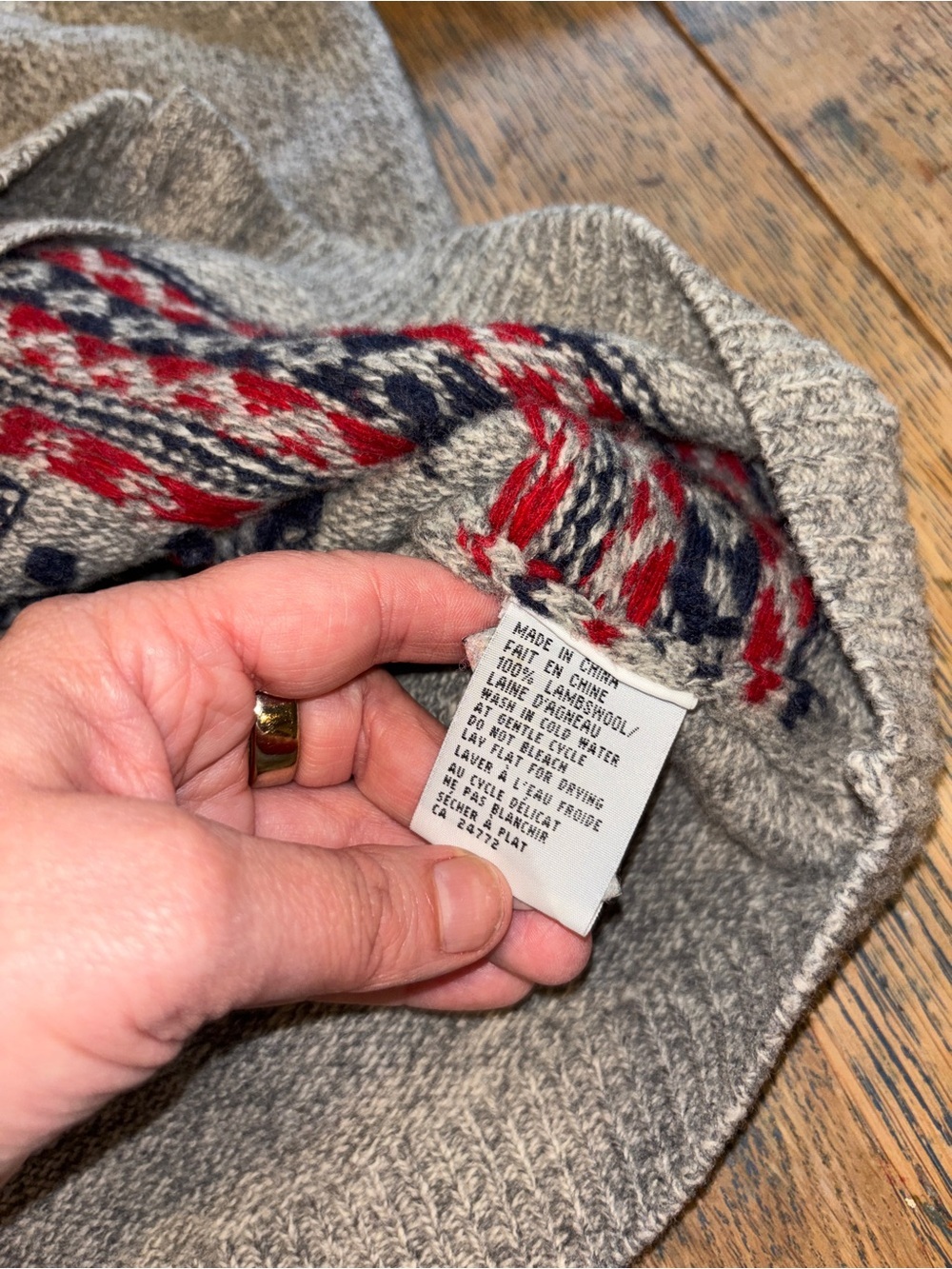 Noren Vintage Nordic Lambswool Cardigan – Women’s L - Picture 9 of 12